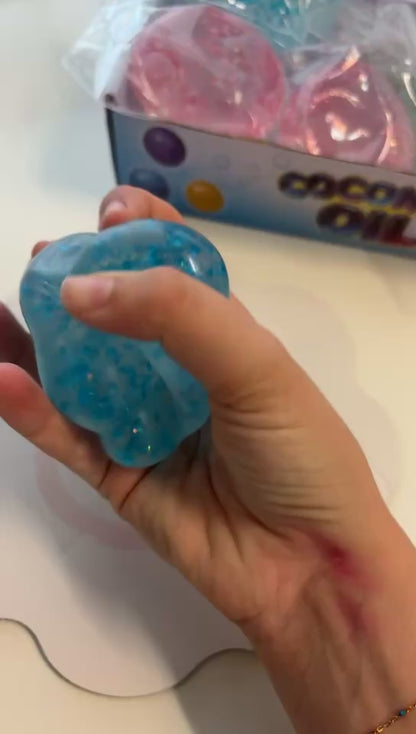 Coconut Oil Glitter Squishy